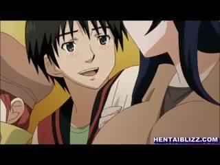 Busty Hentai Japanese exceptional Sucking And Riding Stiff pecker